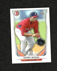 2014 Bowman Top Aussichten #TP37 RAFAEL DEVERS RC Boston Red Sox SF Giants - Bild 1 von 2