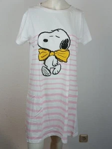 *NEU* Damen Nachthemd Snoopy Peanuts Schlafshirt Pyjama Gr. L + XL - Bild 1 von 2