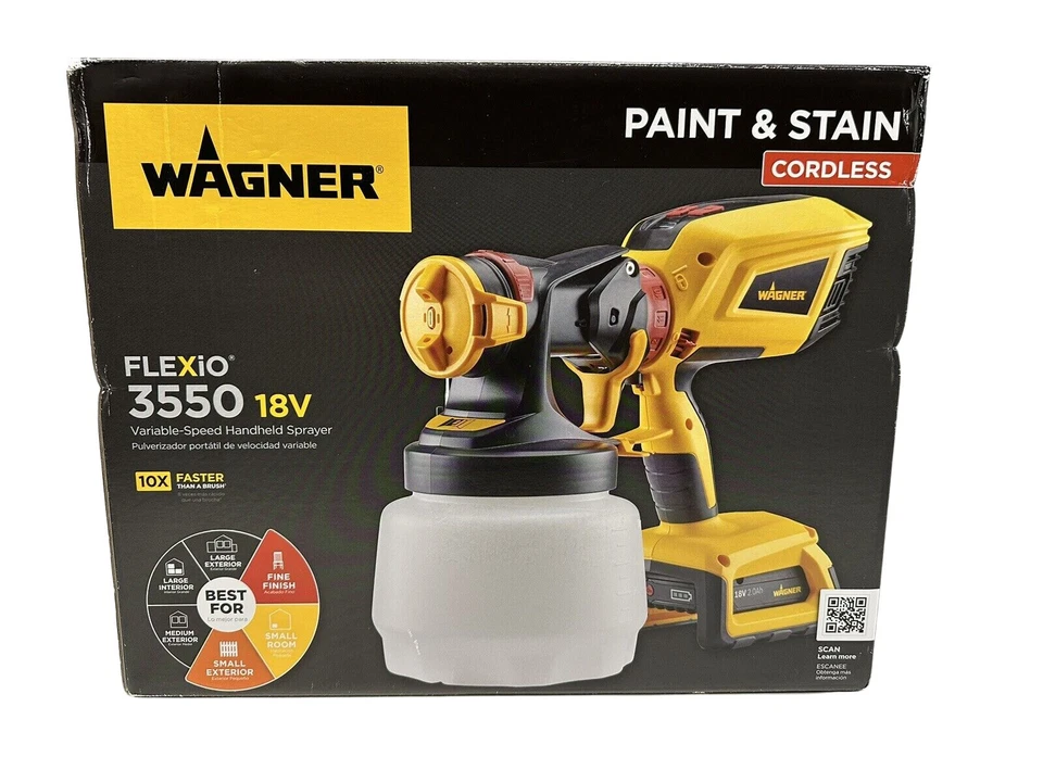 Wagner Flexio 3550 18v Paint Sprayer