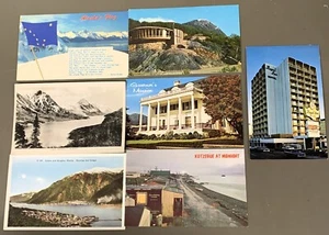 # T4489     ALASKA    POSTCARD LOT,   7  DIF. CARDS - Picture 1 of 2