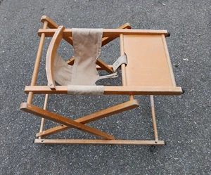Alter Holz Gefrei D.P.a. Lauflernhilfe Lauflernwagen Verstellbar 50er Jahre - Bild 1 von 19