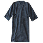 Men Japanese Kimono Coat Stripe Long Baggy Yukata Robe Nightwear Sleepwear Loose