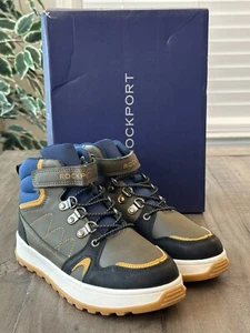 Rockport Kid's US 4 Gradyy Olive/Multi Hiking Boots Style # K080GSW - Picture 1 of 13