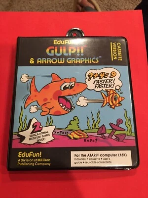 GULP & ARROW GRAPHICS (Atari 400/800/XL/XE, 1982, EduFun!) Complete In Binder! - Image 1 of 4