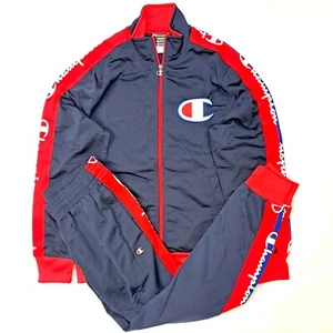 Champion 2-piece tracksuit jacket pants navy blue Sz S M L - Picture 1 of 6