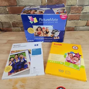Epson PictureMate Personal Photo Lab Express edition New - Open Box - Picture 1 of 4