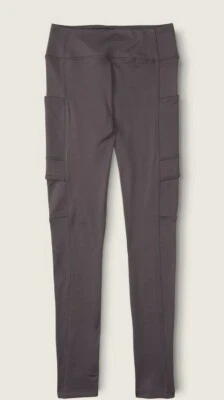 XL PINK VARSITY HIGH WAIST FULL LENGTH WINTER LEGGING Extra-large Dark Charcoal - Image 1 of 4