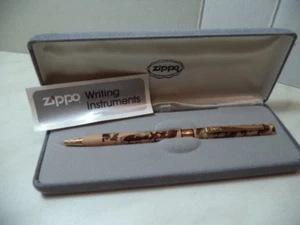 ZIPPO PENNA A SFERA VINTAGE BALLPOINT PEN FINITURA MIMETICA NUOVA NEW 2 - Picture 1 of 9