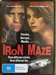 DVD: Iron Maze - 1991 Japanese American Thriller Drama, Passion/Betrayal/Murder - Picture 1 of 5