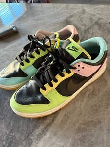 Nike Dunk Low SE Free 99 Black DH0952-001 Preowned Authentic Men’s Size 10 - Picture 1 of 7