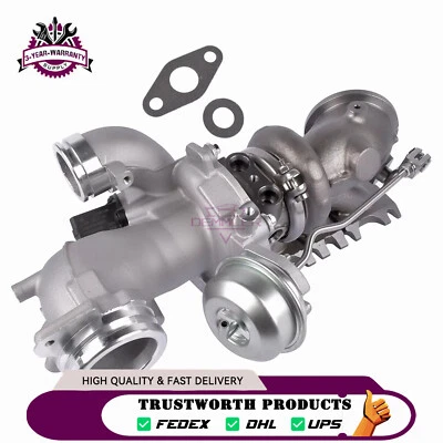Turbocompresor lateral derecho para Mercedes-Benz E400 E450 GL450 GLE43 AMG 3,0 L Foto 1 de 4