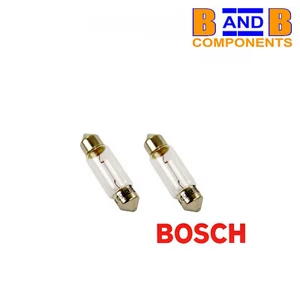 INTERIOR LIGHT LAMP BULB VW T1 BEETLE T2 BAY T25 GOLF MK1 x 2 BOSCH A1756 - Picture 1 of 5
