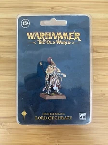 Lord Of Chrace Leone Bianco Elfo Alto Regni Resina WARHAMMER VECCHIO MONDO - Foto 1 di 2