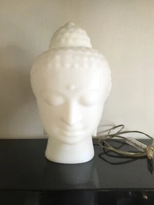 Slide design lampe bouddha blanche - Photo 1/4