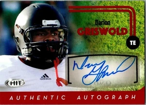 Darion Griswold Red Wolves 2016 Sage Hit Authentic Autograph Red #A3 - Picture 1 of 2