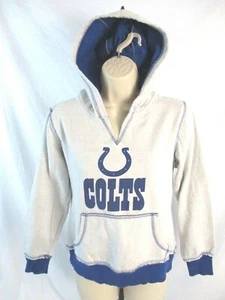 Baltimore Colts NFL Hooded Jacket Gray Spell Out Small Womens CB48D - Picture 1 of 4