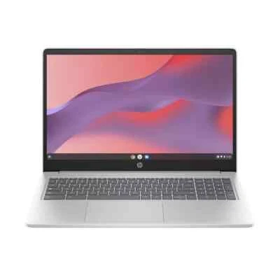 HP Chromebook 15a-nb0000na Laptop i3-N305 4GB RAM 128GB eMMC 15.6" FHD ChromeOS - Image 1 of 4