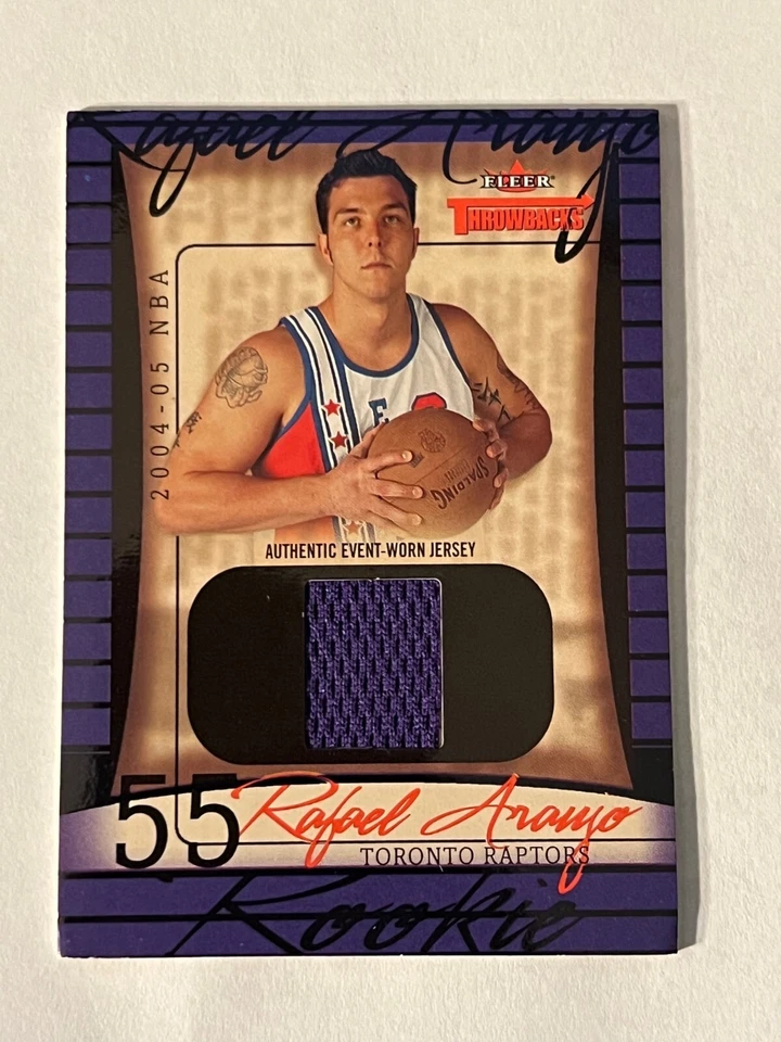 2004-05 Fleer Throwbacks /499 Jersey Rafael Araujo #83 Rookie RC - Image 1 of 2