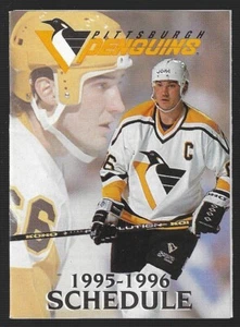 1995-96 Pittsburgh Penguins NHL ¡Horario de hockey!!! Foodland - Imagen 1 de 2