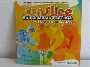 CD Sampler SUNSLICE House music festival July 2003 TOULON - Picture 1 of 1
