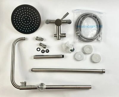 Mezclador de ducha de baño monomando de acero inoxidable Foto 1 de 4