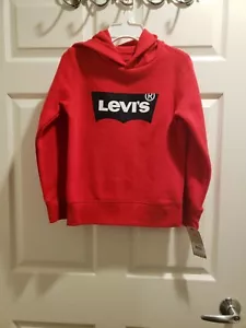 Levi's Youth Boy's Logo Pullover Hoodie, Color University Red Sz 8-10 New!!!! - Picture 1 of 9