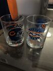 Gobelet en verre vintage Chicago Bears 4 pouces rochers 1985 Monsters Of The Midway