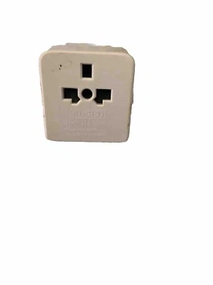 ADAPTADOR DE VIAJE CONVERTIDOR INDIA A REINO UNIDO ADAPTADOR ENCHUFE FUSIONADO BS1362 Foto 1 de 3