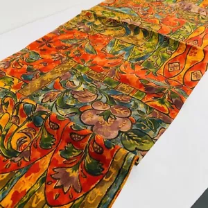 Picasso #A 13x42 tessuto kimono vintage seta chirimen dipinto a mano CH34 - Foto 1 di 7