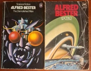 Alfred Bester 2x Books: The Demolished Man & Extro - 1974 Paperbacks  - Bild 1 von 13