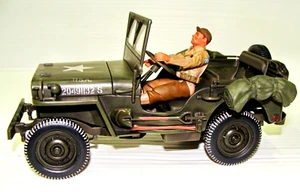 1:18 Ultimate Soldier Gate WWII U.S Army MB Willys Jeep Transport Vehicle Figure - Picture 1 of 12