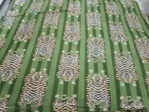 100% Indian Cotton Fabric Hand Block Print Floral Craft Sewing Fabric By The Yd - Picture 1 of 4