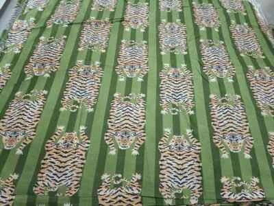 100% Indian Cotton Fabric Hand Block Print Floral Craft Sewing Fabric By The Yd - Image 1 of 4