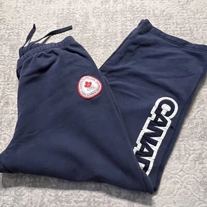 Canadian Olympic Team Sweat Pants 2005 2006 HBC Blue Sz XXL Official Canada Rare - Picture 1 of 12