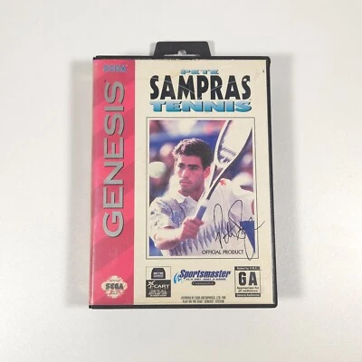Pete Sampras Tennis (Sega Genesis, 1994) NO GAME - Image 1 of 3