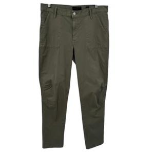 Lucky Brand The Cargo Cropped Pants Green Size 10/30 NWT - Picture 1 of 13