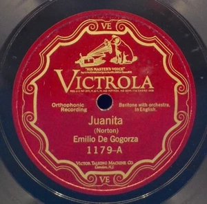 Emilio De Gogorza (in English) 78 Juanita / In Old Madrid EE- / E- A5 - Picture 1 of 2