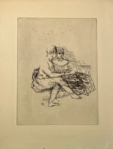 PIERRE BONNARD"SAINTE MONIQUE B111-51"Original etching Editeur Ambroise Vollard - Picture 1 of 9