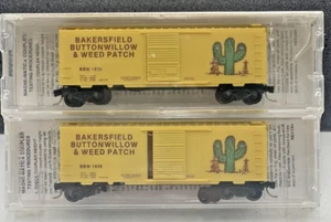 Paquete de 2 parches Micro Trains Special Run N Scale Bakersfield, Buttonwillow & Weed - Imagen 1 de 6