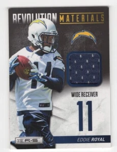 2012 PANINI ROOKIES & STARS REVOLUTION MATERIALS EDDIE ROYAL CHARGERS 128/199 - Picture 1 of 2
