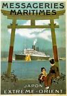 Vintage Old Transport Poster Japan maritime Print Art A4 A3 A2 A1