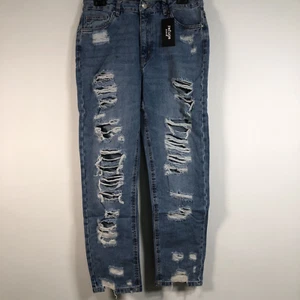 Refuge Denim Classic High Rise Mom Jean, Women's Size 1 - Blue - Picture 1 of 8