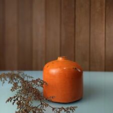 SMALL - bali indonesia gallery Decorative Flower Vase Orange wash Vase Homedecor
