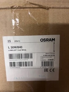 Leuchtstoffröhre L 30W\840 Kaltlicht Energieklasse A OSRAM LUMILUX vgl.25p - Bild 1 von 1