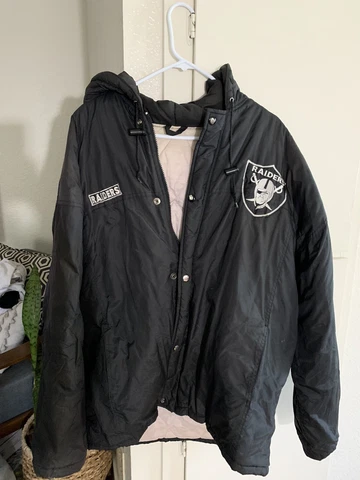 Vintage Starter Los Angeles Raiders Starter Jacket NFL 90s Size Large Cover
