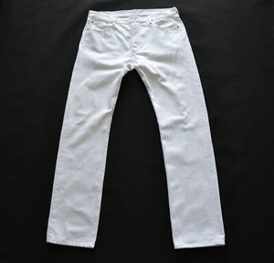 LEVI'S 501 Straight Leg Mens Jeans Herren Jeans Gr. W36/L36 Weiß/ White VTG - Bild 1 von 11