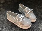 Girls Designer Juicy Couture Slip On Trainers Pumps, Sparkly Glitter,Kids Size 9