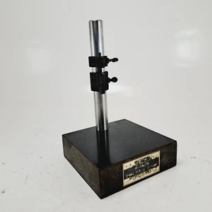 Comparator Gauge Stand, Granite Base, 150mm x 150mm.Stand Height 205mm.Dia 25mm - Picture 1 of 10