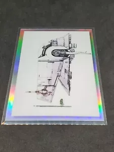 Star Wars Galaxy Chrome 2022 Topps Original Trilogy Concept Art OT-5 Slave I 1 - Picture 1 of 1