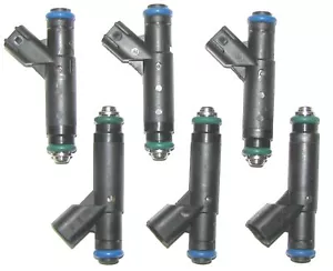 6 BRAND NEW Ford OEM Injectors 1999-2005, 3.0 L, 3.8 L, 4.2 L. 6 cyl, XF2E-C4B - Picture 1 of 2